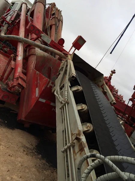 Frac Sand on a Conveyor belt