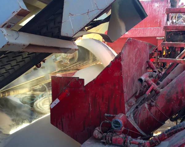 Blender Hopper Frac formadaki yüklenen kum