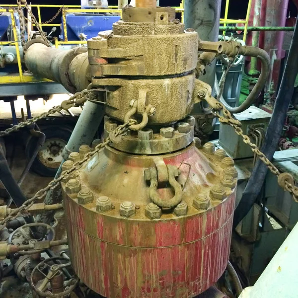 Drilling Rig Bops Ringvormige Blow Out Preventer Vastgeketend Rig Verdieping — Stockfoto