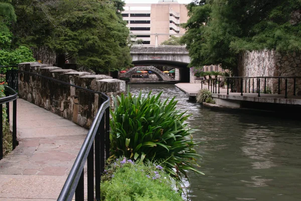 Tytuł San Antonio River Walk Prom Wycieczki — Zdjęcie stockowe