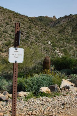 Scottsdale Arizona bulunan Tom Thumb iz işareti