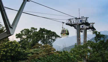 Ulusal Orman üzerinde Taipei Gondola Tur