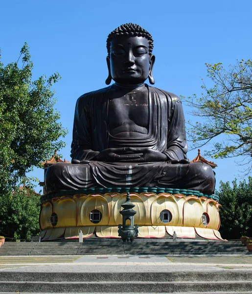 Posąg Wielkiego Buddy Changhua Bagua Mountain — Zdjęcie stockowe