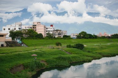 Hualien manzara doğa iz yaz aylarında 