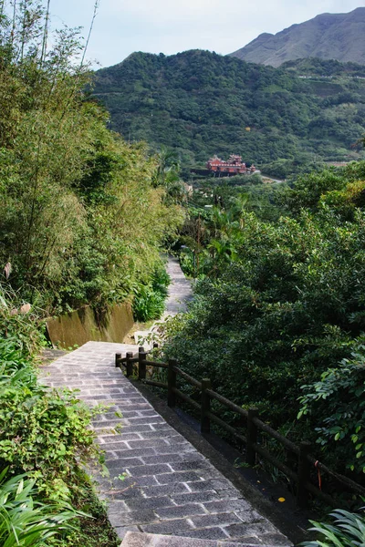 Trilha Caminhada Chinesa Antiga — Fotografia de Stock