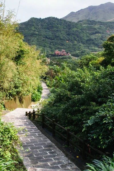 Trilha Caminhada Chinesa Antiga — Fotografia de Stock