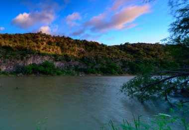 Texas Hill Country günbatımı
