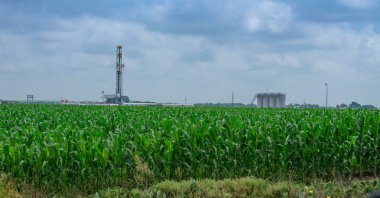 Sondaj Kulesi Güney Teksas Kartal Ford Shale