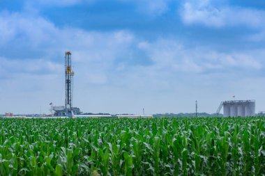 Texas Eagle Ford Havzası'nda Şist Sondaj Kulesi