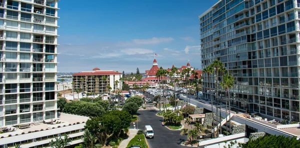 Hotel Del Coronado Sunset San Diego California Destinazione Viaggio Lune — Foto Stock