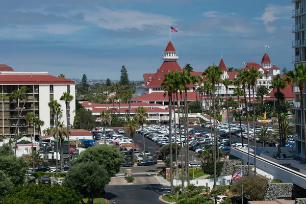 Hotel Del Coronado Sunset San Diego Kalifornia Miejsce Podróży Dla — Zdjęcie stockowe