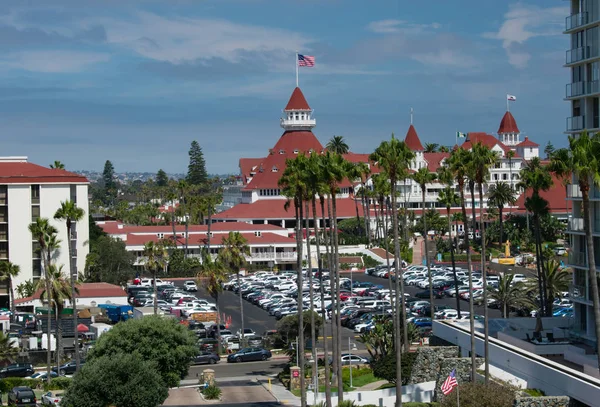 Hotel Del Coronado Sunset San Diego California Destinazione Viaggio Lune — Foto Stock