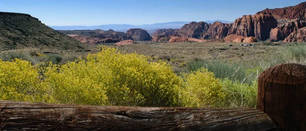 Parc national Snow Canyon dans le sud-ouest de l'Utah — Photo