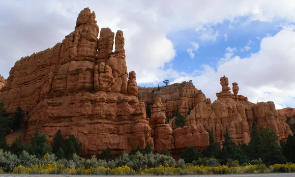 HooDoos dans le parc national de Bryce Canyon, Utah Navajo Loop Trail, U — Photo