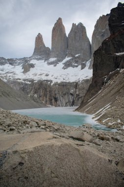 Mirador Los Torres ve su Torres del Paine Ulusal Par