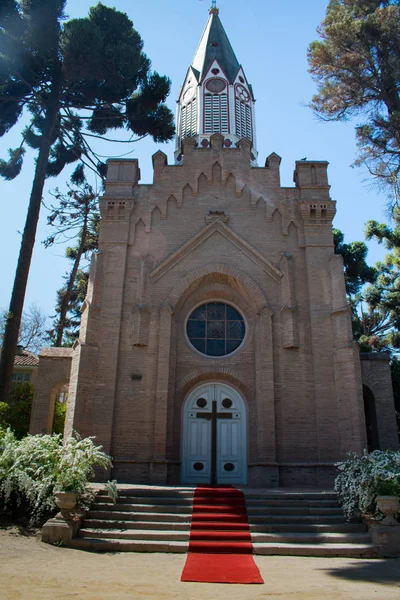 Historic Stone Christian Chapel in Santa Rita Winery Chile