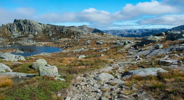 Parlak Bir Günde Stavanger Norveç Reinaknuten Yürüyüş Yolu — Stok fotoğraf