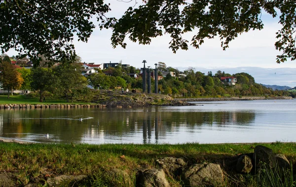 Stavanger Schwerter Norwegen Sverd Fjell Abgetrennt Den Bergen — Stockfoto