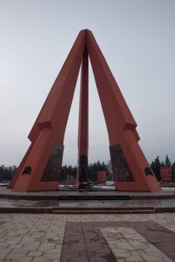 II. Dünya Savaşı anıt Moldova, Kişinev, 27 Mart 2018