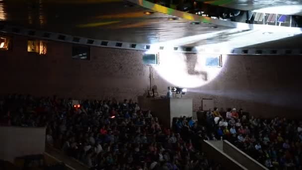 Ufa Rússia Dezembro 2014 Performance Circo Ufa Artistas Acrobatas Animais — Vídeo de Stock