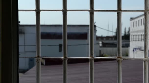 刑務所 刑務所の典型的な風景 ロシアの刑事システム — ストック動画
