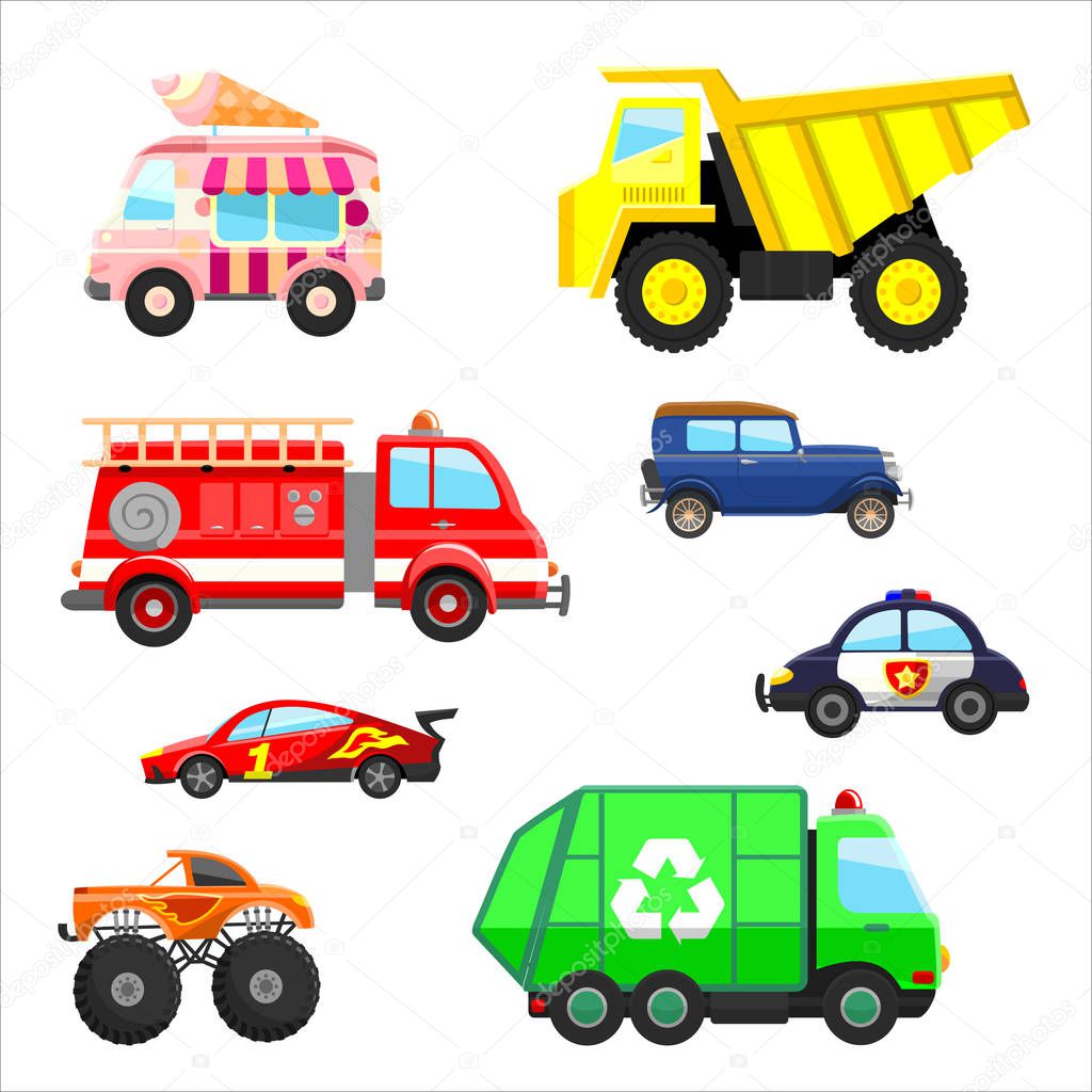 Cars and trucks set