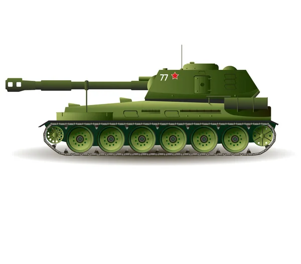 Vojenské Tank.Vector ilustrace válka kill — Stockový vektor