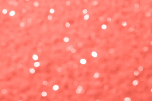 Color Year Pantone 2019 Living Coral Abstract Glittering Coral Background — Stock Photo, Image