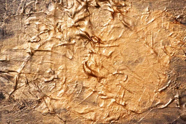 Золото Яскрава Блискуча Текстура Сушеної Фарби — стокове фото