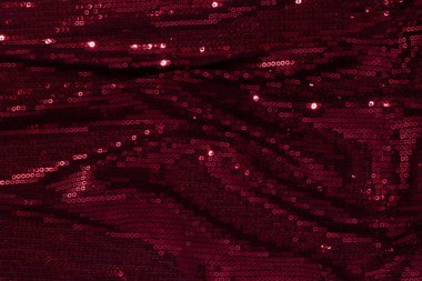 Büyük parlak parlak kırmızı - Bordo payetler tam olarak arka plan boşluk doldurma.