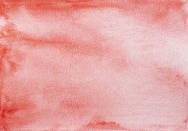 Moda turuncu tonu bu sezon tema Trend fotoğraf. Beyaz kağıt arka plan üzerinde suluboya boya parlak yayma.