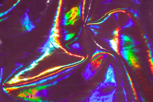 Ολογραφικό φωτεινό πολύχρωμο φόντο ουράνιο τόξο. — Φωτογραφία Αρχείου