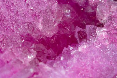 Gerçek makro fotoğraf. Doğal kristal arka plan.. 