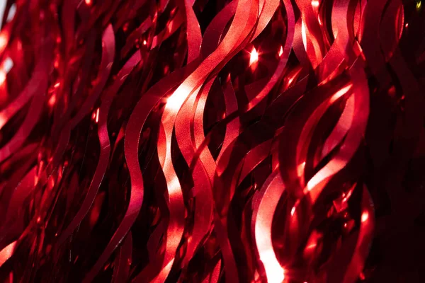 Fond rouge abstrait avec bel effet bokeh. — Photo