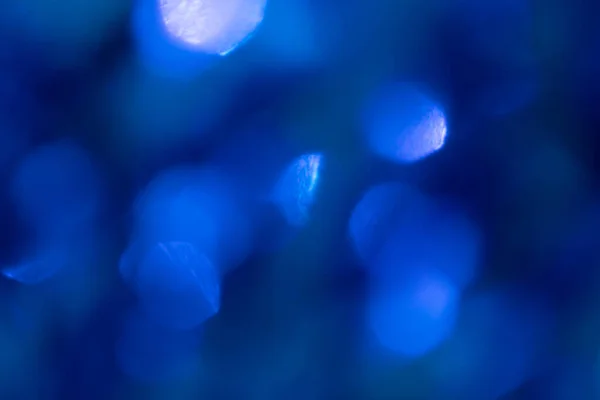 Bulanık mavi arkaplan ve güzel bokeh efekti. — Stok fotoğraf