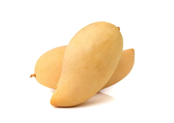 Färsk Mango Frukt Vit Bakgrund — Stockfoto