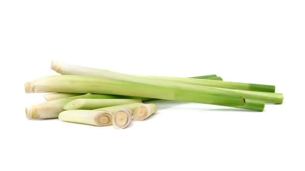 Beyaz arka planda taze limon otu