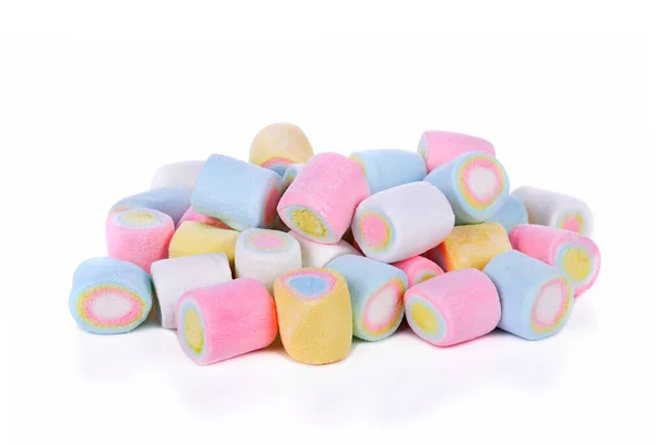 Marshmallow White Background — Stock Photo, Image