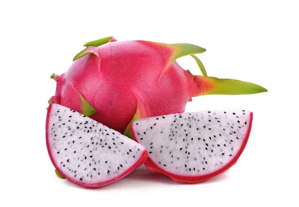 Dragon Fruit Белом Фоне — стоковое фото