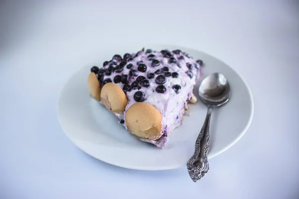 Tart Fruit Blueberry Cake Food Decorating Eat — Stock Photo, Image