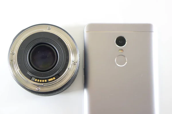 Camera Smartphone Lens Photo Sensor Back — Stock Photo, Image