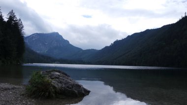 Avusturya yaz aylarında güzel göl Vonderer Langbathsee