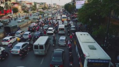 Hanoi, Vietnam - 15 Şubat 2019 Bitirim Hanoi 4k