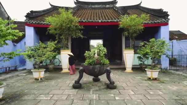 Güzel tapınak. Hoi An, Vietnam — Stok video