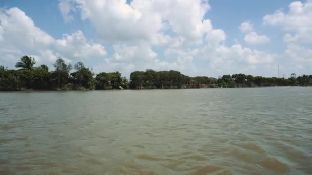 Rio Mekong no Vietnã, Sudeste Asiático — Vídeo de Stock