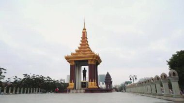 Phnom Penh manzarası. Kamboçya Asya 4k