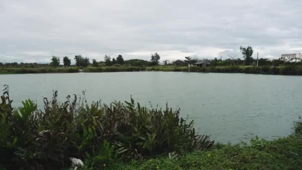 Lindo lago no Vietnã — Vídeo de Stock