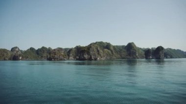 Halong Körfezi Vietnam Panoramik Manzarası