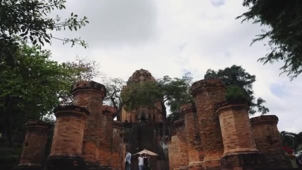 Ruínas antigas no Vietnã , — Vídeo de Stock