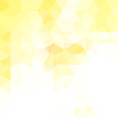 Üçgenler ile soyut vektör arka plan. Sarı geometrik vektör çizim. Yaratıcı tasarım şablonu.